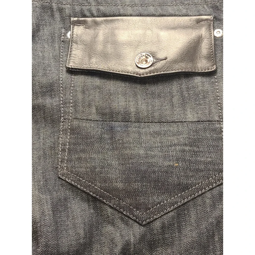 Sean John Men's Dark Wash Denim Jeans Size 34x34 Straight Leg Cotton Streetwear